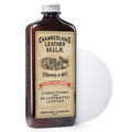 Chamberlain's Liniment No. 1 leather conditioner, 12 oz bottle with an applicator pad behind it