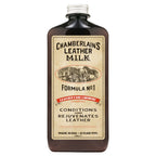 Chamberlain's Liniment No. 1 leather conditioner, front label of the 12 oz bottle