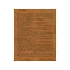 Leather Constitution of the United States, tan leather page continuing Article I into Article II