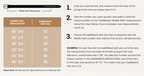 Old Bull Leather Belt size chart with pant size to belt size conversions and measuring steps