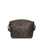 Lanita Small Crossbody in charcoal gray, plain back view with strap clips