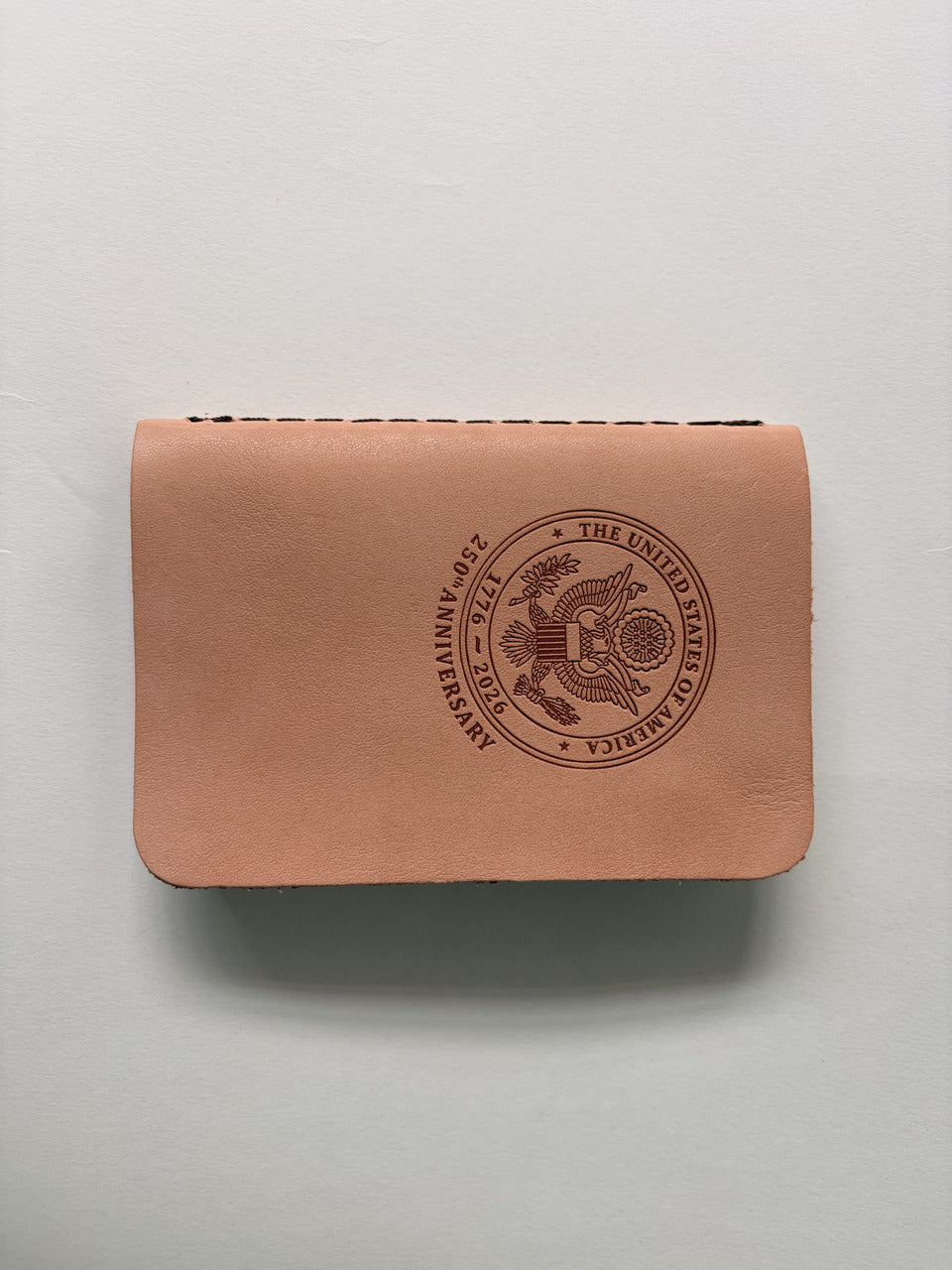 Leather Pocket Notebook Set 250th Limited Edition, single notebook embossed with a 250th anniversary seal