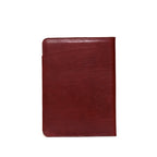 C.S. Lewis Medium Portfolio in Oxblood, closed back view