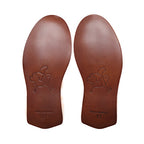 Men's Sheepskin Slippers, bottom view of leather soles