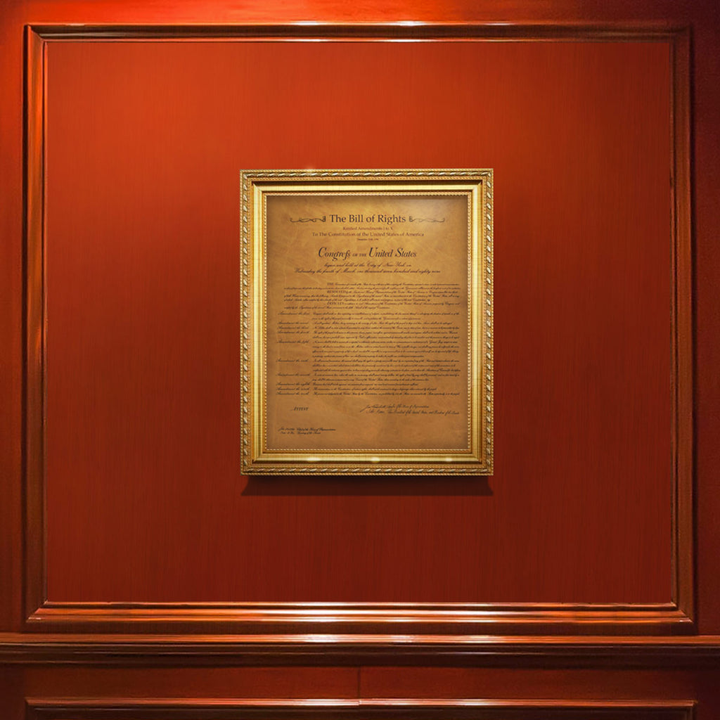 US Bill of Rights with Amendments | Constitution of the United States ...