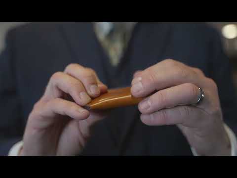 High Quality Italian Leather Front Pocket Wallet Tan Newton