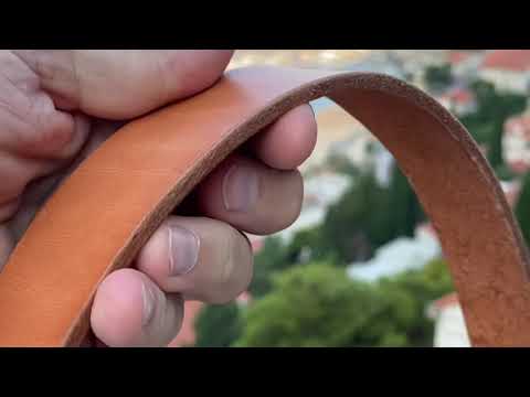 Old Bull Leather Belt in Dubrovnik, Croatia