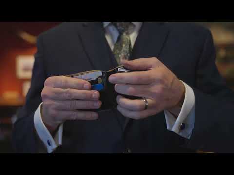 High Quality Italian Leather Bifold Wallet Black