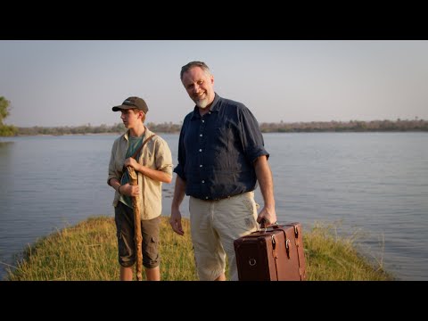 The Grandfather Carry On on an Island in the Middle of the Zambezi River