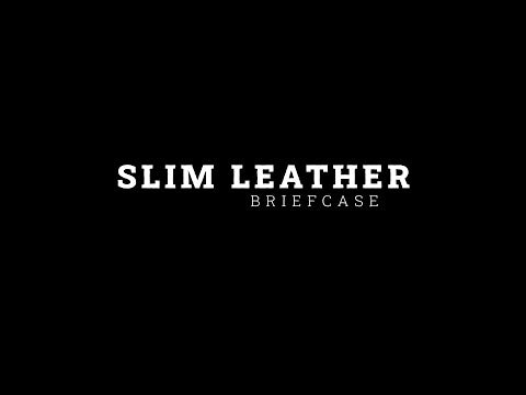 Slim Leather Briefcase Explained by Dave