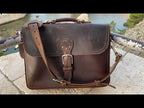 The Thirteener Leather Briefcase in Dubrovnik