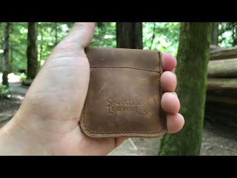 Leather Coin Pouch Purse is perfect for change and fun to open and close